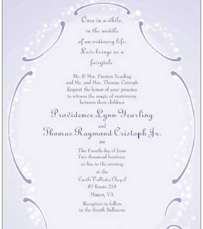 دعوة زفاف سندريللا