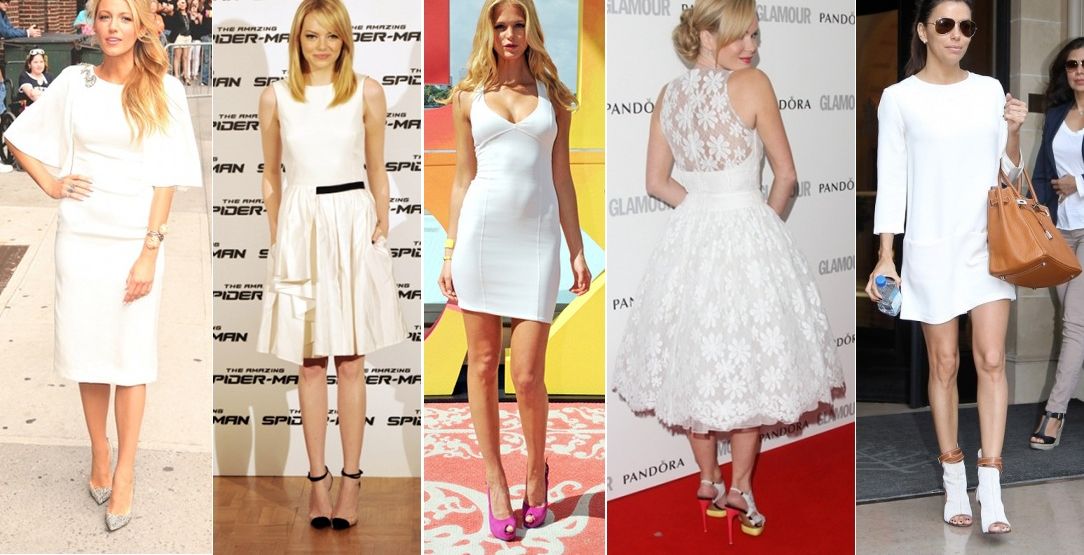 إطلالات مختلفة في الفستان الأبيض