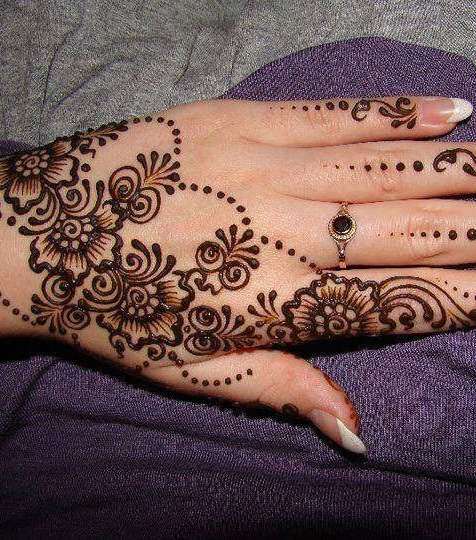 صور نقش حناء اماراتي للعرايس