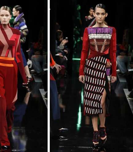 من مجموعة Peter Pilotto لشتاء 2015، إليك هذه الأزياء