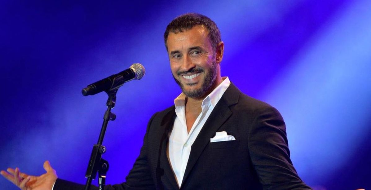 كاظم الساهر وخطيبته سارة في كواليس The Voice