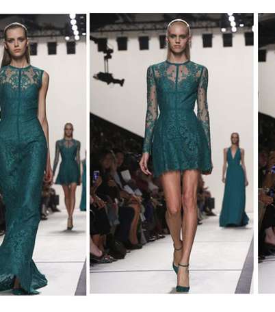 بالصور، إليك مجموعة فساتين إيلي صعب لصيف 2014