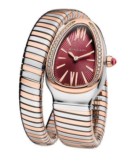 ساعة بولغري Serpenti Tuboga بلون جديد