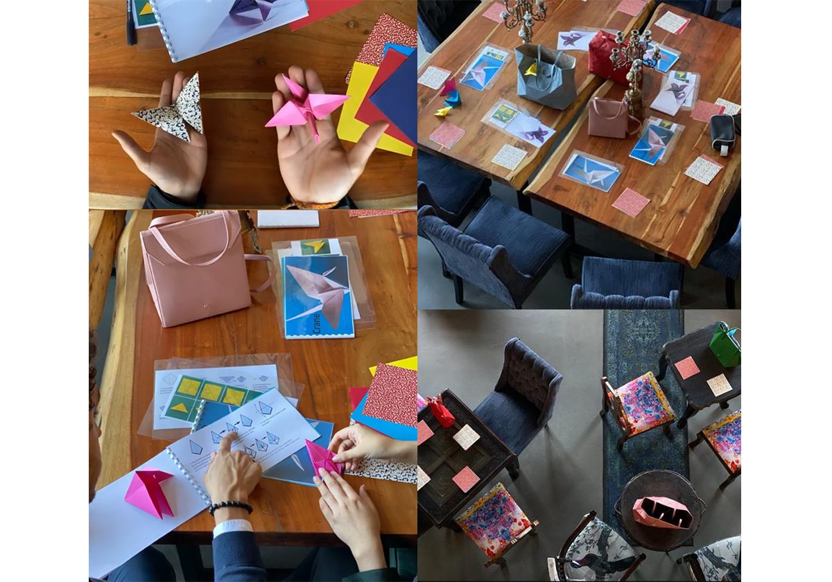 Purification Garcia تقدم ورشة عمل لتعلم فن الاوريجامي