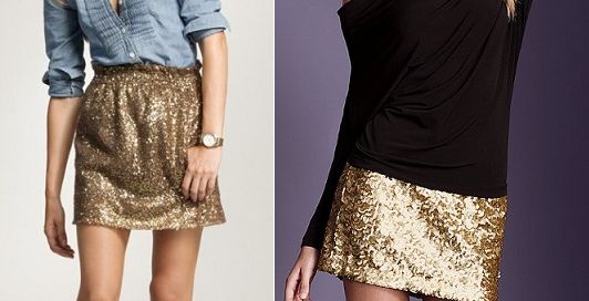 تألّقي مع موضة الـ Sequin Skirts في شتاء 2012