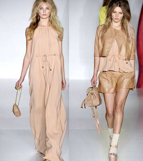 موضة الـ Nude في مجموعة Mulberry لربيع 2012