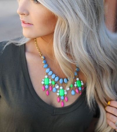 موديلات صبغات شعر رمادي ثلجي