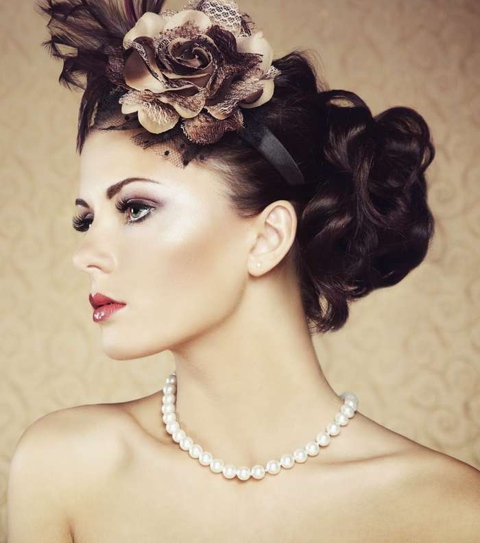 صور تسريحات شعر فخمه 2014 | موديلات تسريحات  ريترو مرفوعه