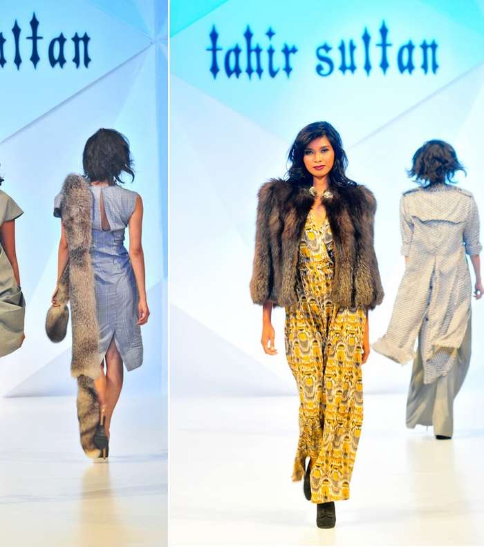 من اليوم الأول في Fashion Forward، تابعي مجموعة Tahir Sultan