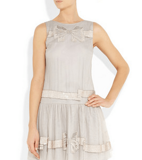 فستان من التول والترتر من Red Valentino