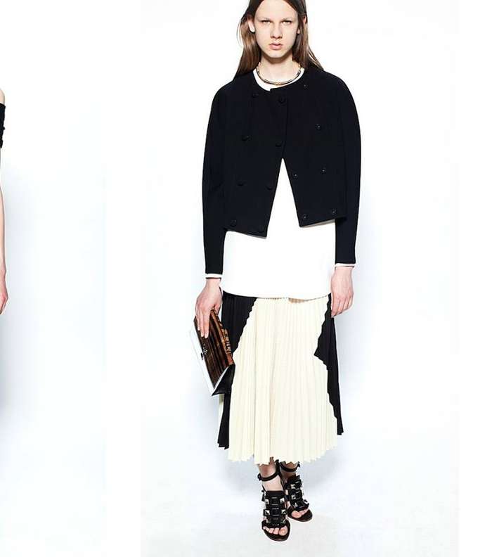 من مجموعة Proenza Schouler Resort 2014، اليك ملابس بموضة المونوكروم