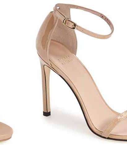 حذاء الصندل الناعم بموضة النيود من Stuart Weitzman و Steve Madden