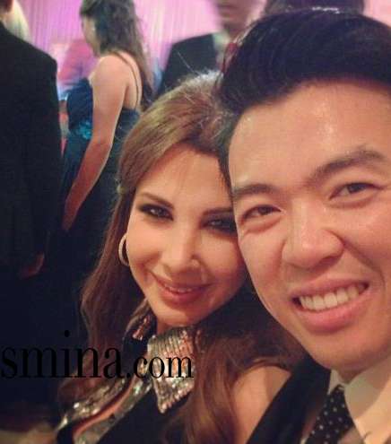 صور نانسي عجرم والنجوم في حفل زفاف حسن الشافعي