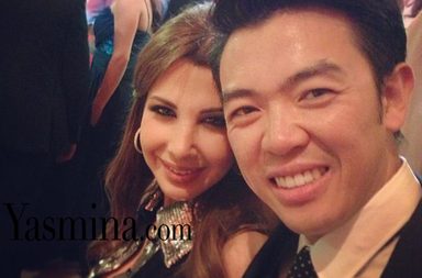 صور نانسي عجرم والنجوم في حفل زفاف حسن الشافعي