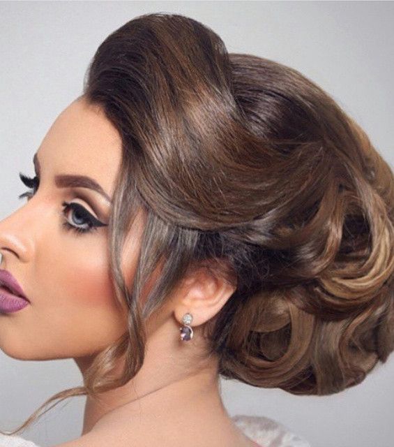 صور موديلات تسريحات شعر بف للمناسبات