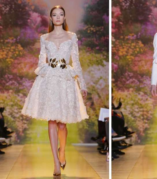 أجمل الفساتين الراقية لصيف 2014 من توقيع زهير مراد