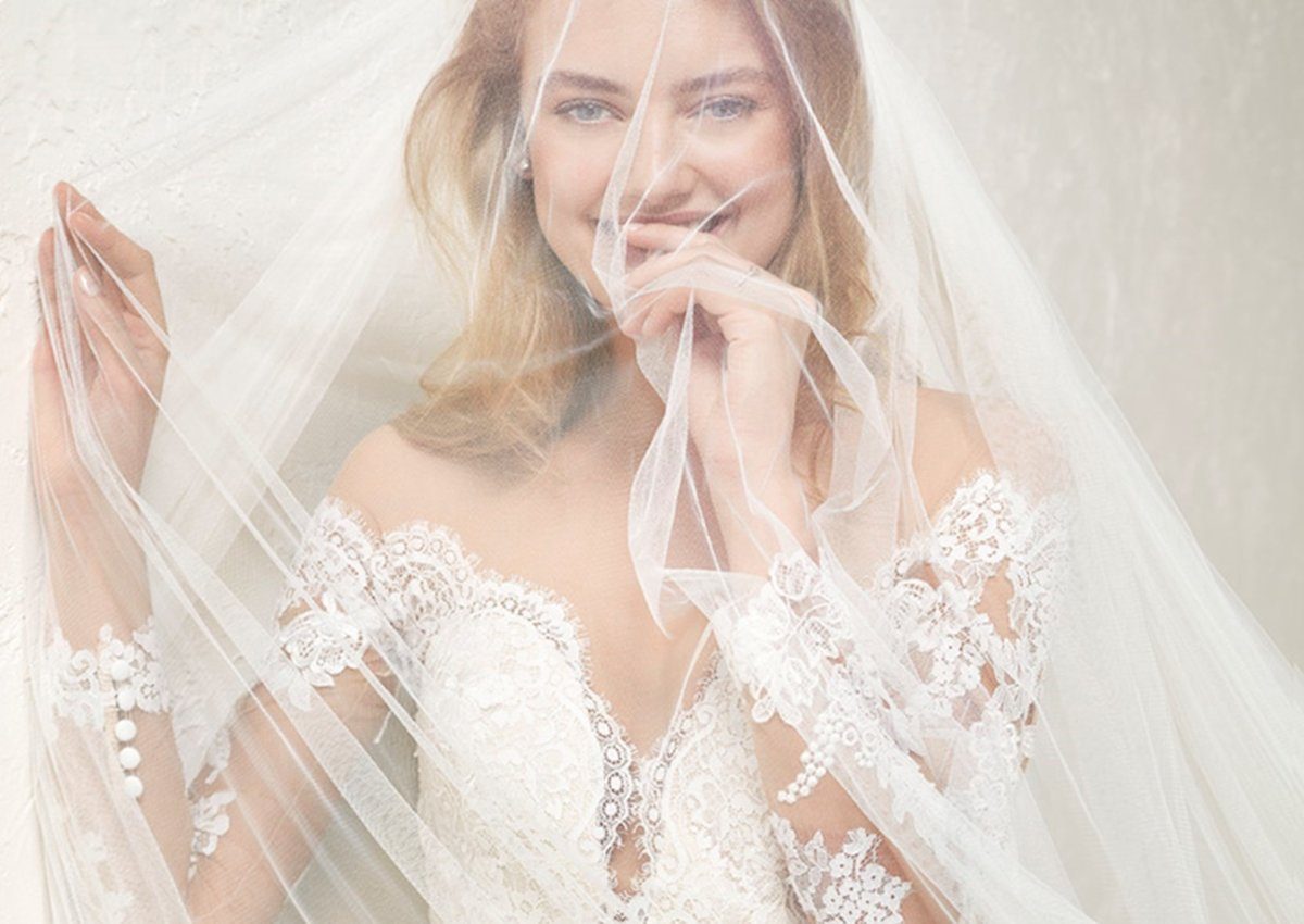 كيفية اختيار طرحة عروس قصيرة وطويلة وفقًا لفستان زفافكِ!