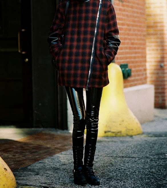 اعتمدي موضة الـ Plaid اي الاقمشة المقطعة هذا الموسم