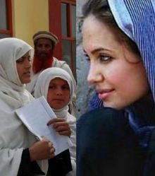 أنجلينا جولي تؤمن التعليم للأفغانيات