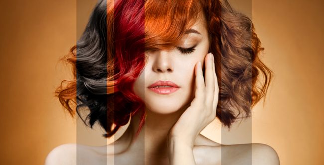 صبغات الشعر بحسب لون البشرة