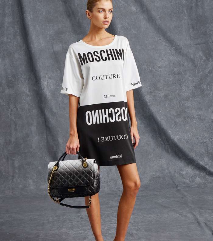 فستان على شكل T Shirt من موسكينو من مجموعة Resort 2016