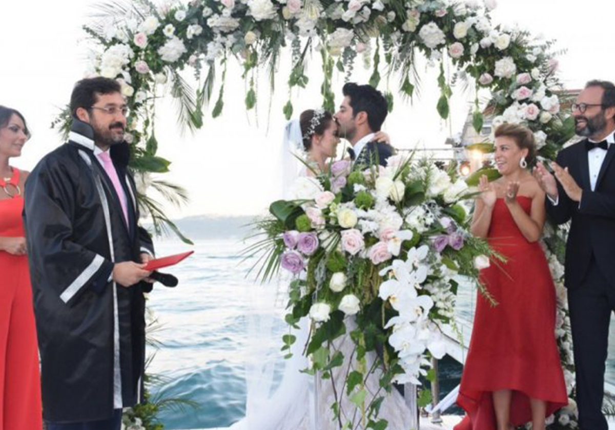 مراسم حفل زفاف فهرية إيفجان وبوارك أوزجيفيت