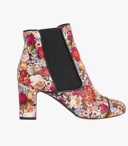 حذاء Tabitha simmons المطبع بالازهار لشتاء 2017