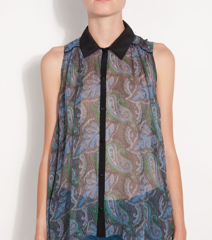 قميص حرير من Elizabeth And James