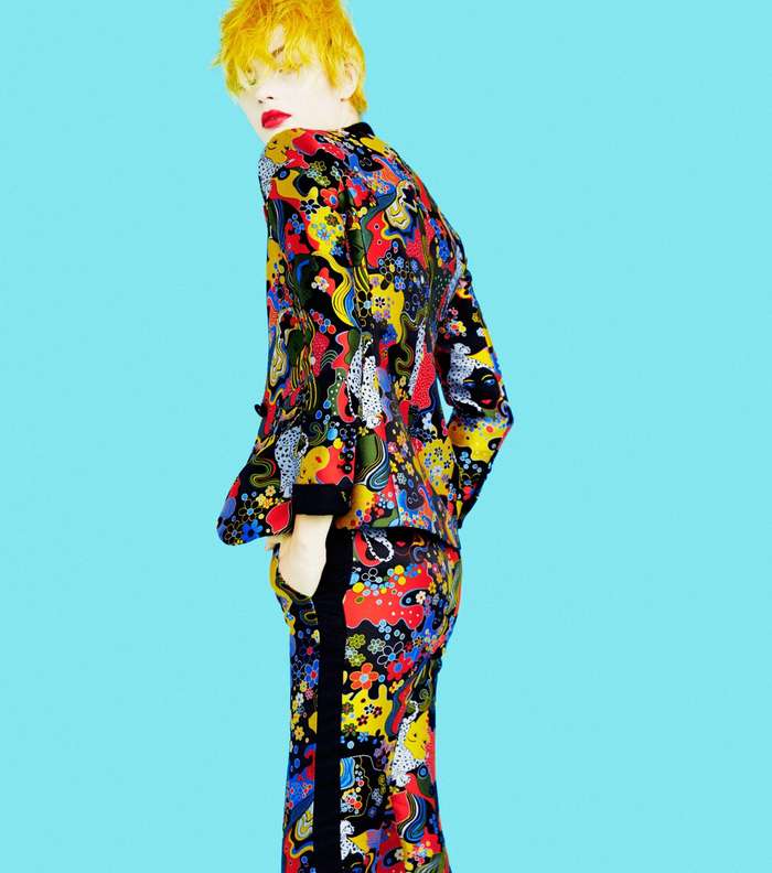 البدلة الرسمية المطبعة من ماري كاترانتزو من مجموعة Resort 2017