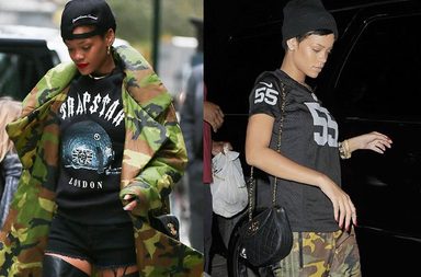 9 نجمات تألّقن بموضة الملابس العسكرية!