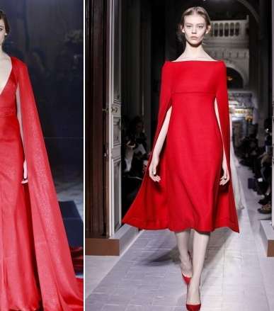 أجمل الفساتين باللون الأحمر يقدّمها المصمم رامي العلي لربيع 2013
