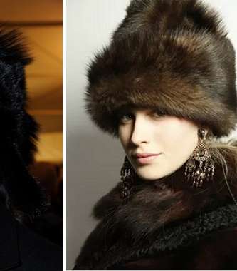 من عرض أزياء مايكل كورس، لاحظنا موضة قبّعة الفرو لشتاء 2014