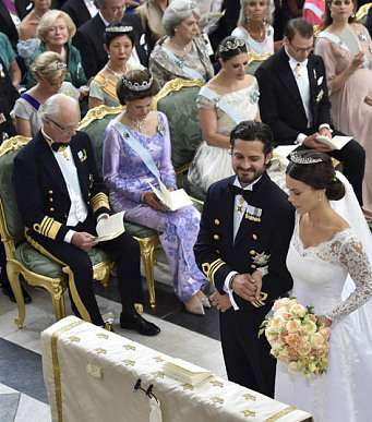 حفل زفاف ملكي نقل مباشرة على الشاشات المحليّة السويديّة