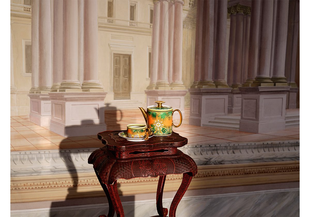 فيرساتشي بورسلان للمائدة من وحي عالم الادغال