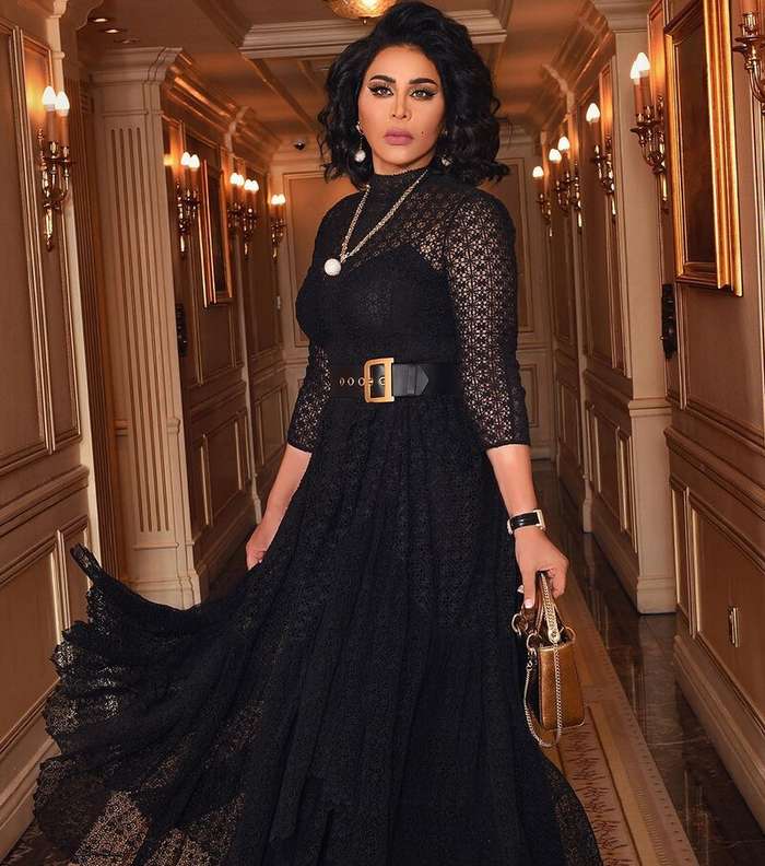 صور اجمل فساتين احلام الشامسي الجديده