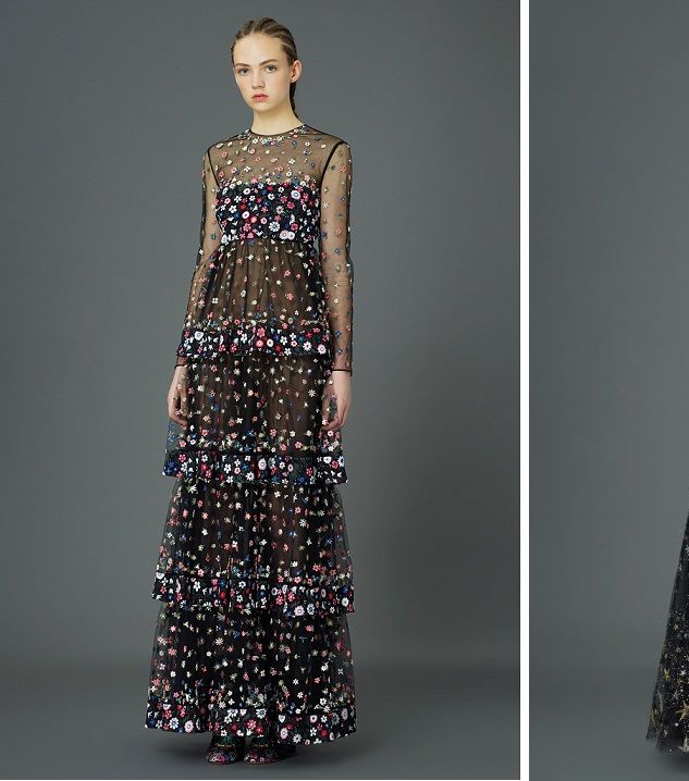 تالقي هذا الموسم بموضة الفساتين الشفافة من توقيع فالينتينو