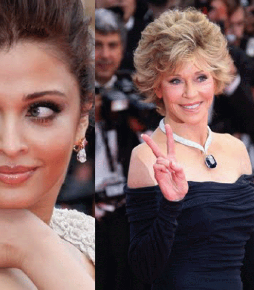 أجمل المجوهرات في مهرجان كان 2011