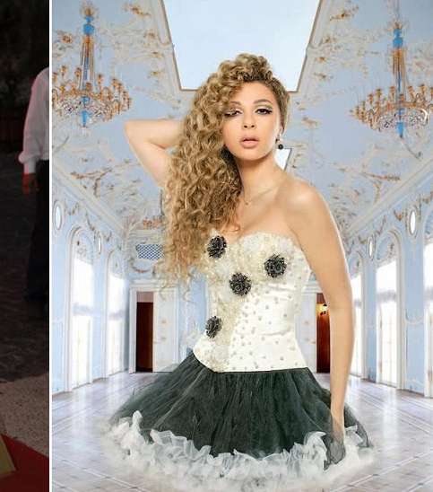 ميريام فارس تختار الفساتين ذات التصاميم الغريبة