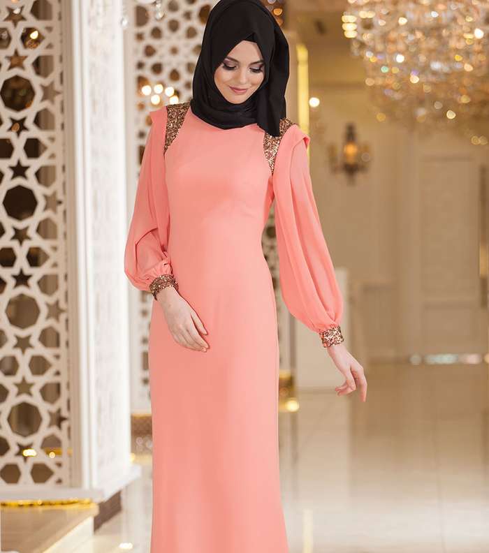 بالموديلات فساتين سهرة للمحجبات 2017 والصور