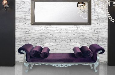 الكرسي الطويل من المخمل