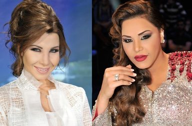 أحلام ونانسي عجرم في Arab Idol