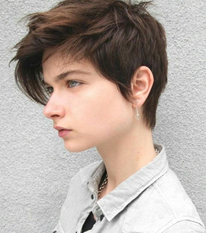 صور اجمل قصات شعر قصير بوي
