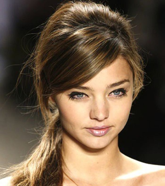 اجمل تسريحة ذيل الحصان مع بف