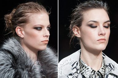 مكياج سموكي روبيرتو كافالي | أسبوع الموضة في ميلانو لخريف وشتاء 2015