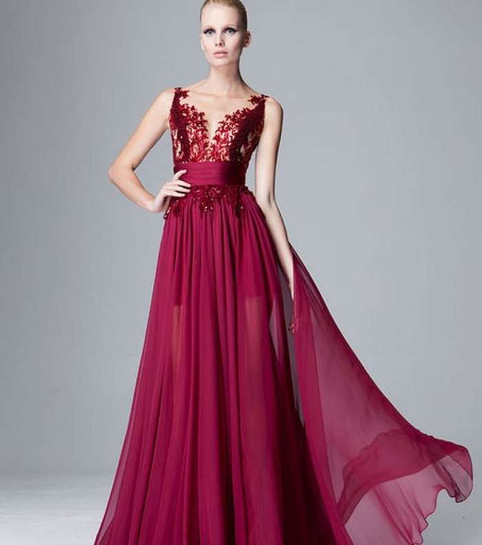 صور اجمل فساتين تخفي البطن والارداف