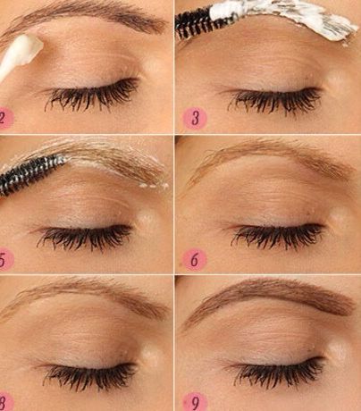 أفضل طريقة لتشقير الحواجب بالصور