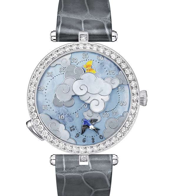 ساعة لايدي آربلز روند دي بابيون Lady Arpels Ronde des Papillons من فان كليف اند اربلز