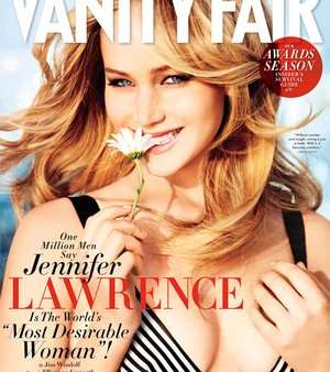 إطلالة مغرية على غلاف Vanity Fair 