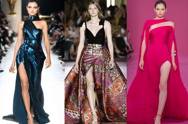 من اليمين إلى اليسار عرض جورج حبيقة، زهير مراد، إيلي صعب