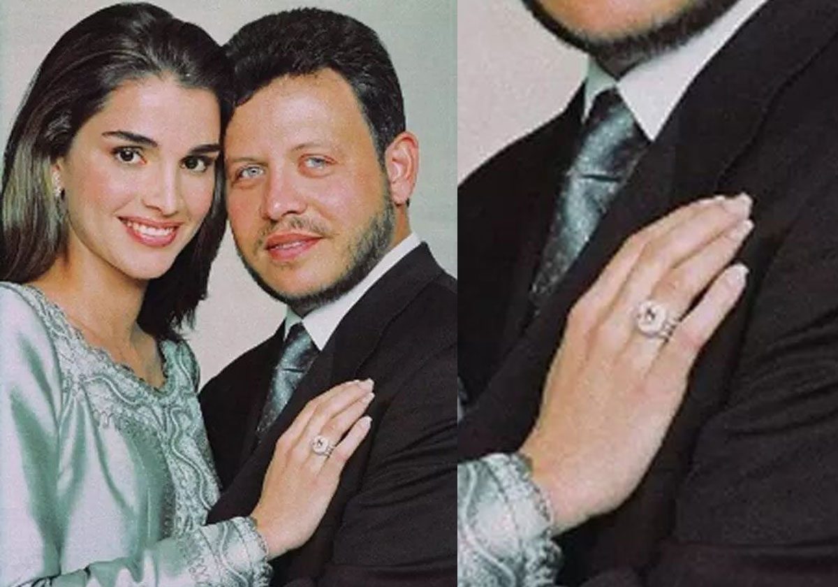 خاتم زواج الملكة رانيا